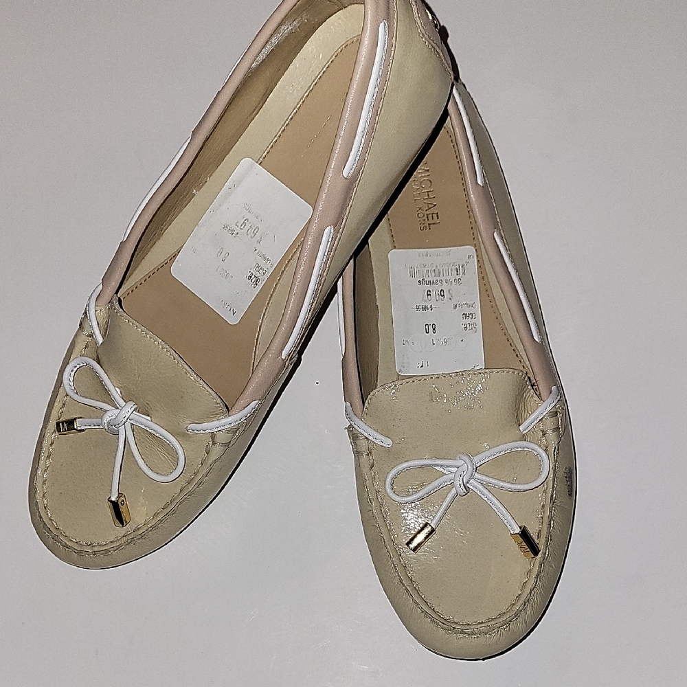 Michael Kors Women's Cream Loafers